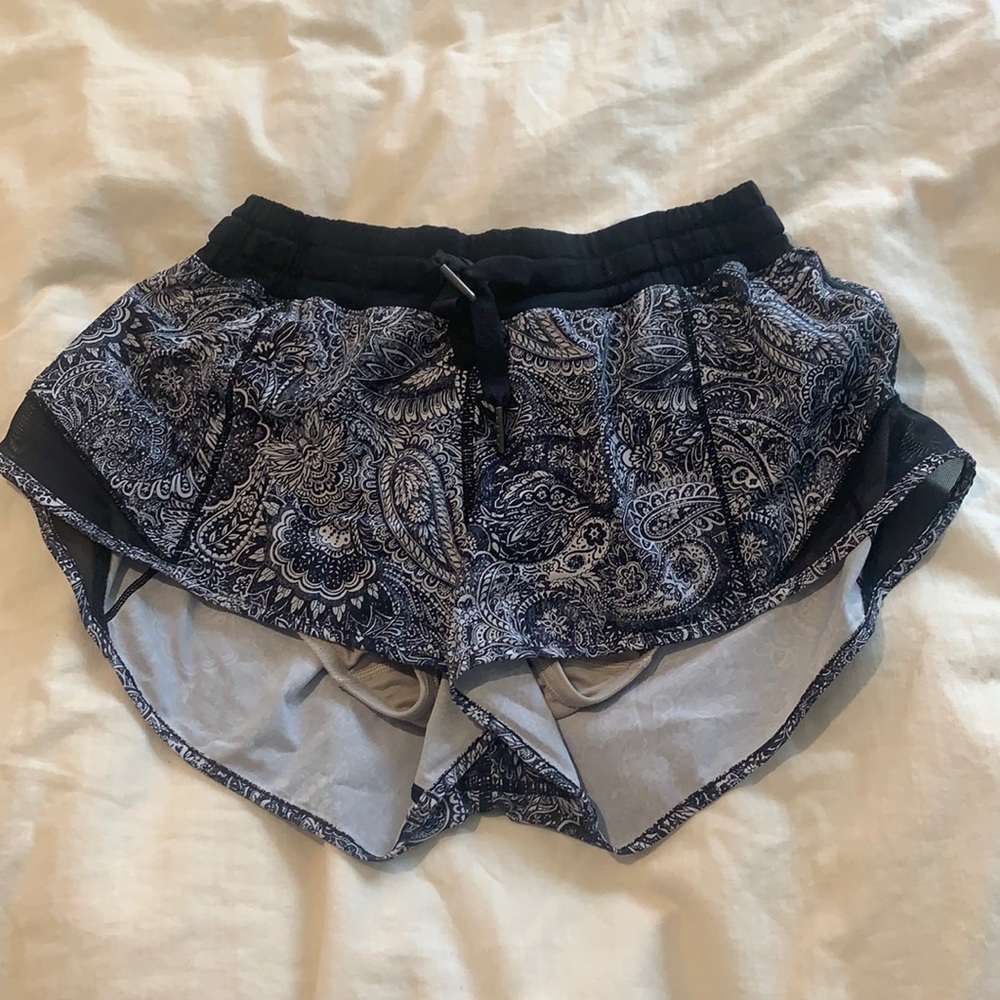 Lululemon Paisley Hotty Hot Shorts